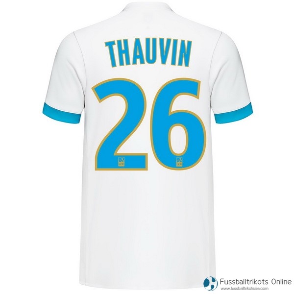 Marseille Trikot Heim Thauvin 2017-18 Fussballtrikots Günstig
